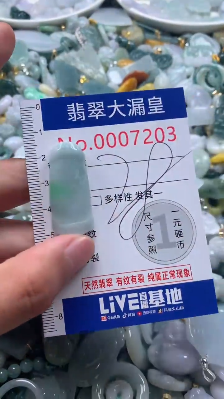 【闪购商品】翡翠吊坠(不含链)未镶嵌7203