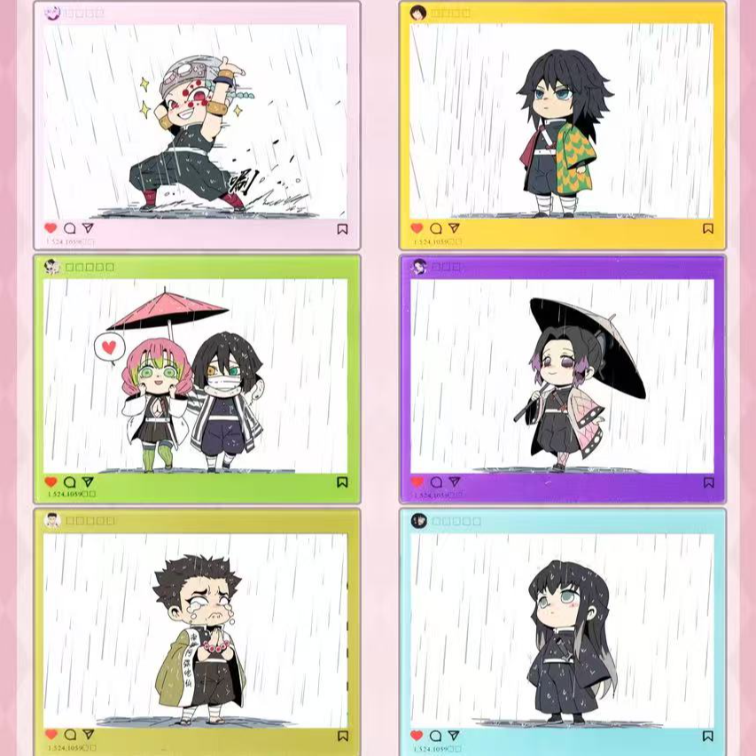 【拆包】咪咪谷文创 鬼灭亚克力透卡盲盒（代拆
