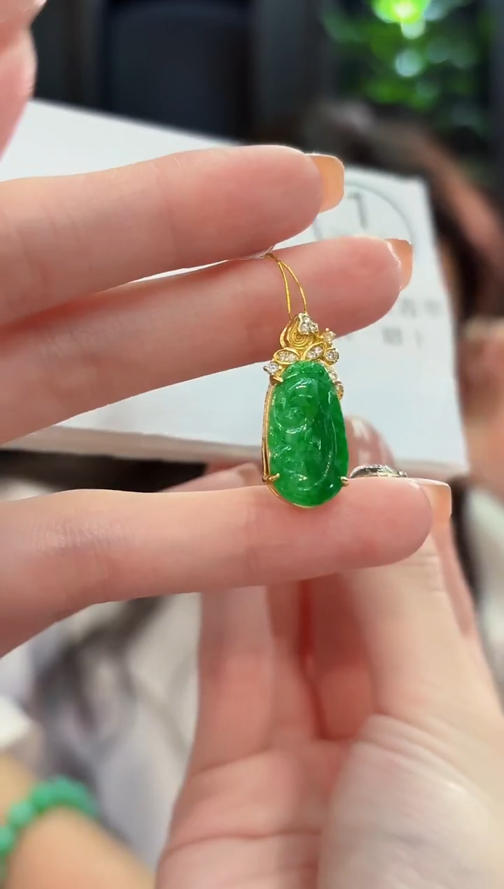 吊坠(不含链)未镶嵌翡翠 缅甸A货/支持复检/一件