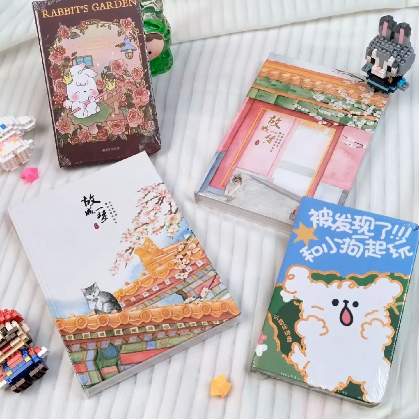 【仓播1+1】啾啾文创笔记本套装  以实物展示为准  16K A5等 混合抽