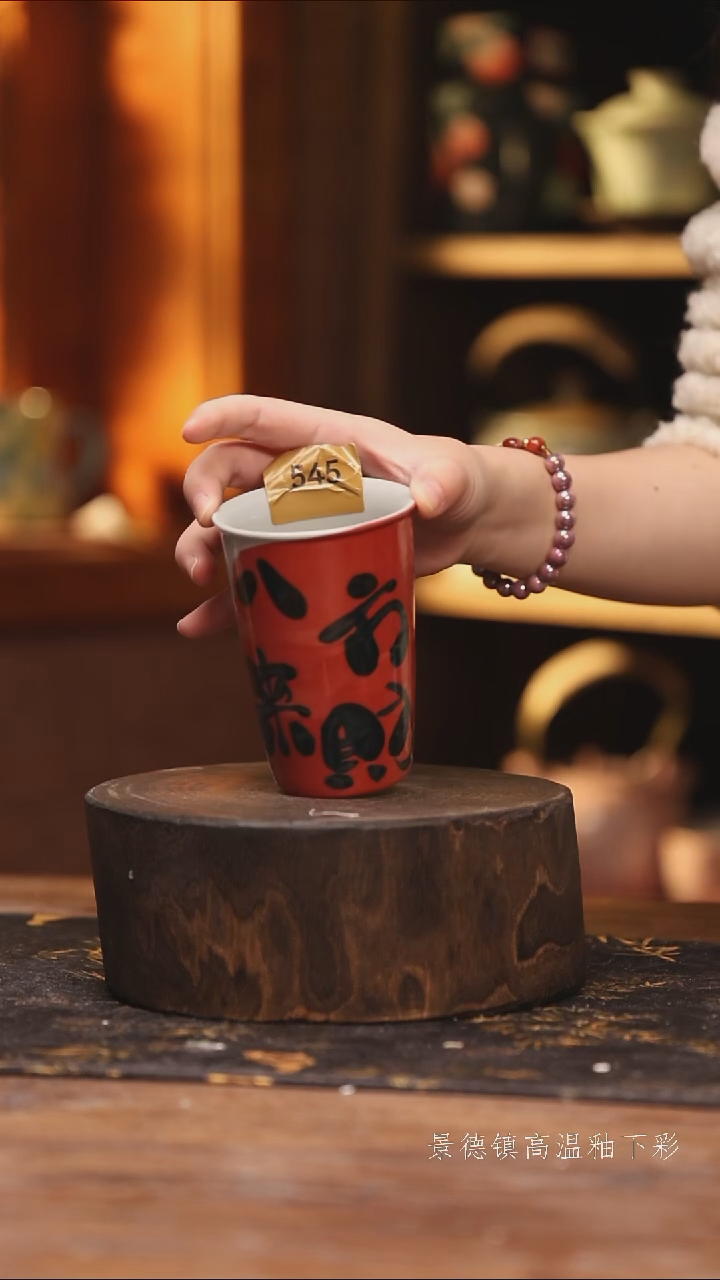 陶瓷景德镇高温釉下手绘陶瓷@L545@