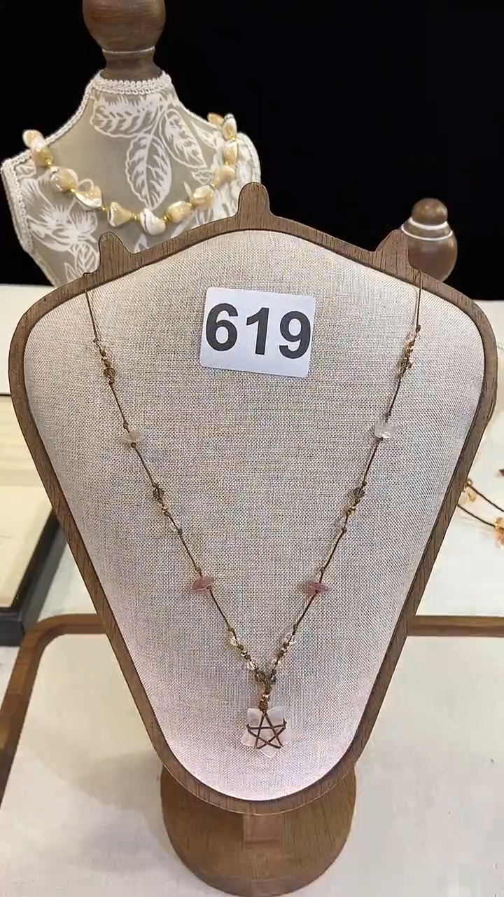 项链钛钢淡水珍珠619