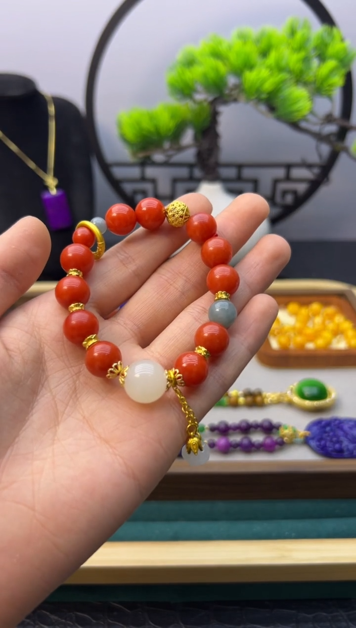 【闪购商品】翡翠颈饰14K金镶嵌S160           
