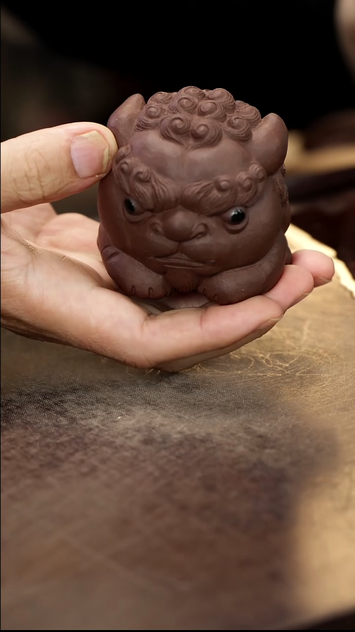 狮子茶宠摆件雕塑