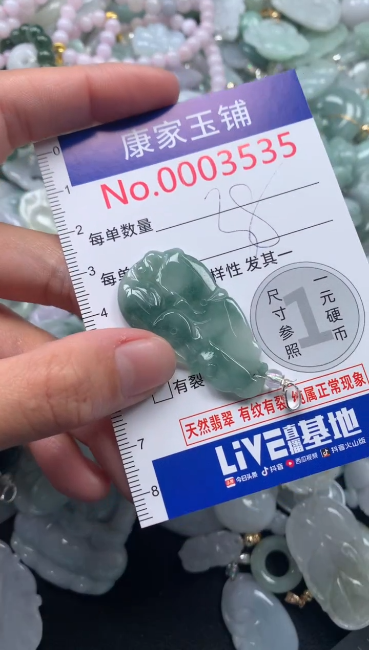 颈饰未镶嵌翡翠35351