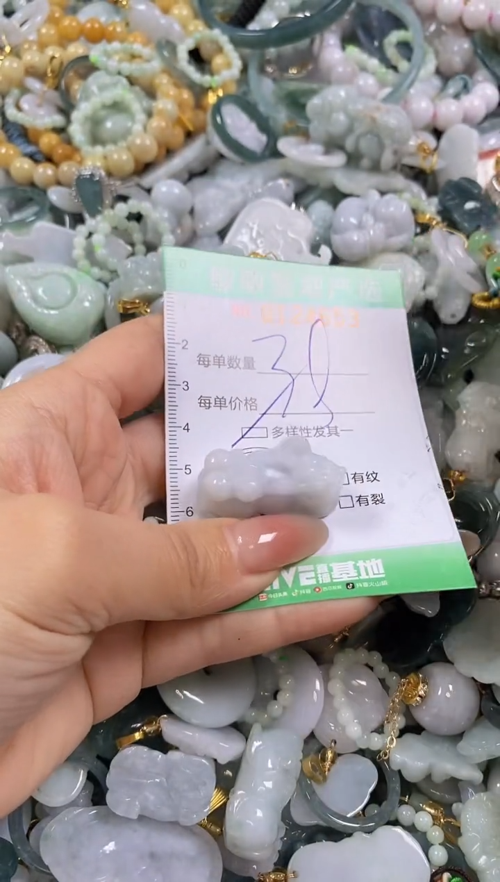 【闪购商品】翡翠颈饰未镶嵌闪购0124653多样性发其一