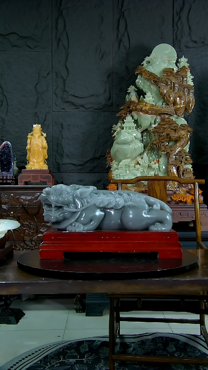 玉华*居家商务貔貅88尺寸一对