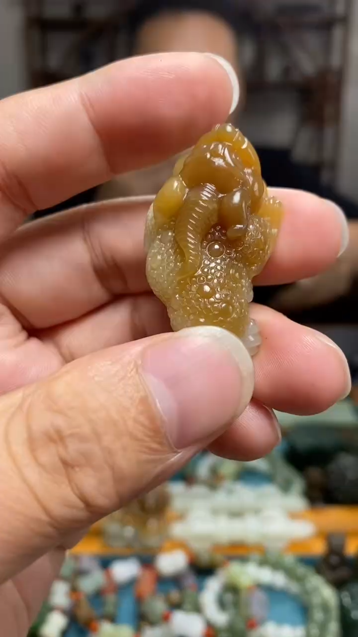 和田玉未镶嵌颈饰115