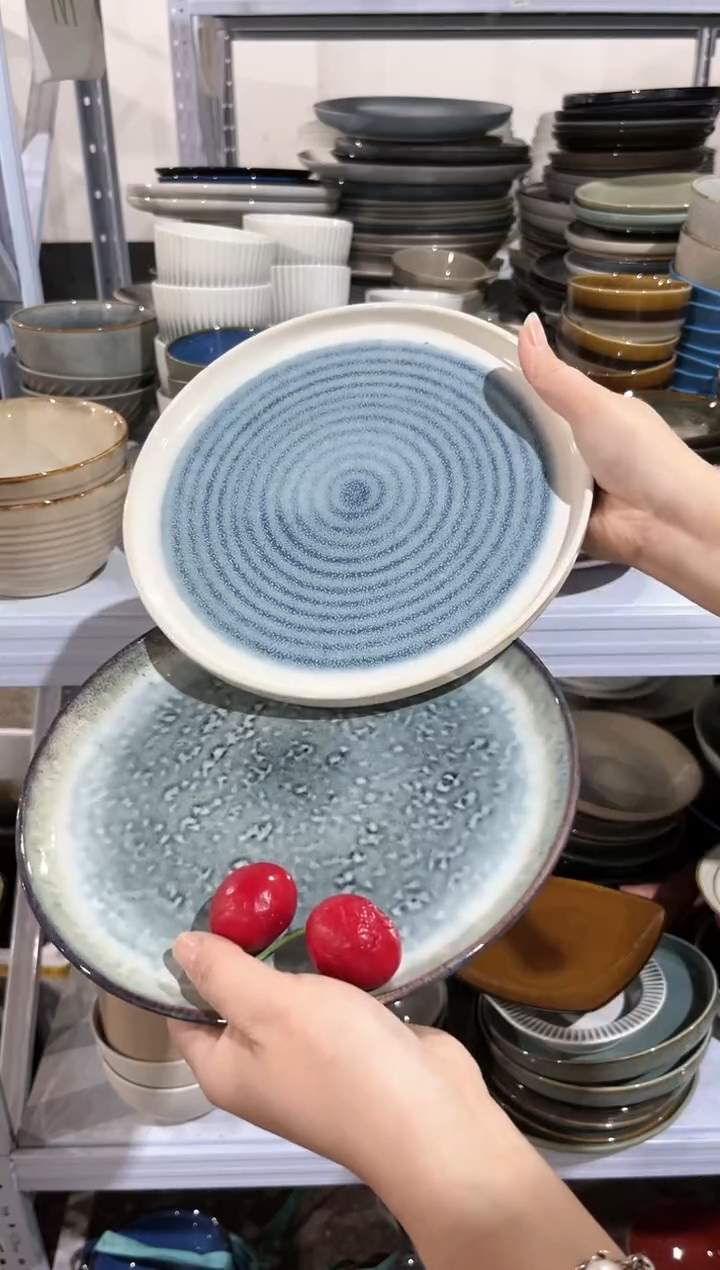 【闪购商品】瓷片外贸尾货瑕疵满20包邮X2 小盘组合