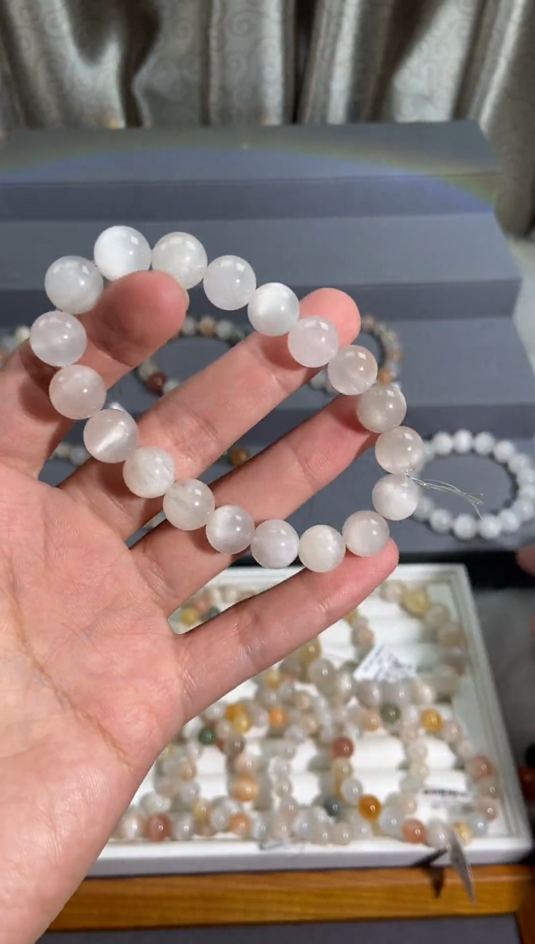 未镶嵌手串水晶八号链接-10咪+