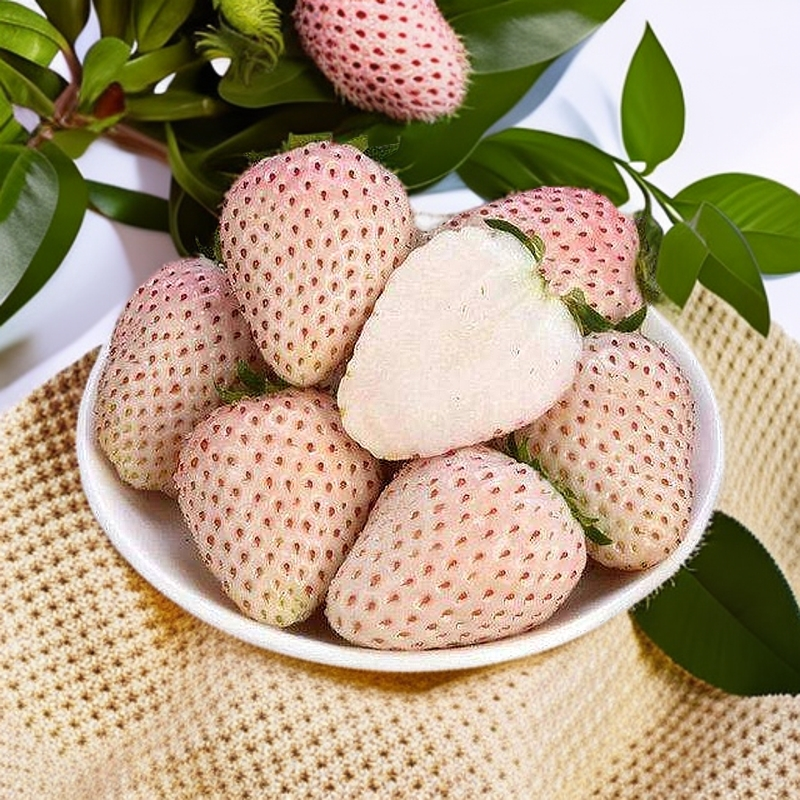 白草莓500g 草莓一斤