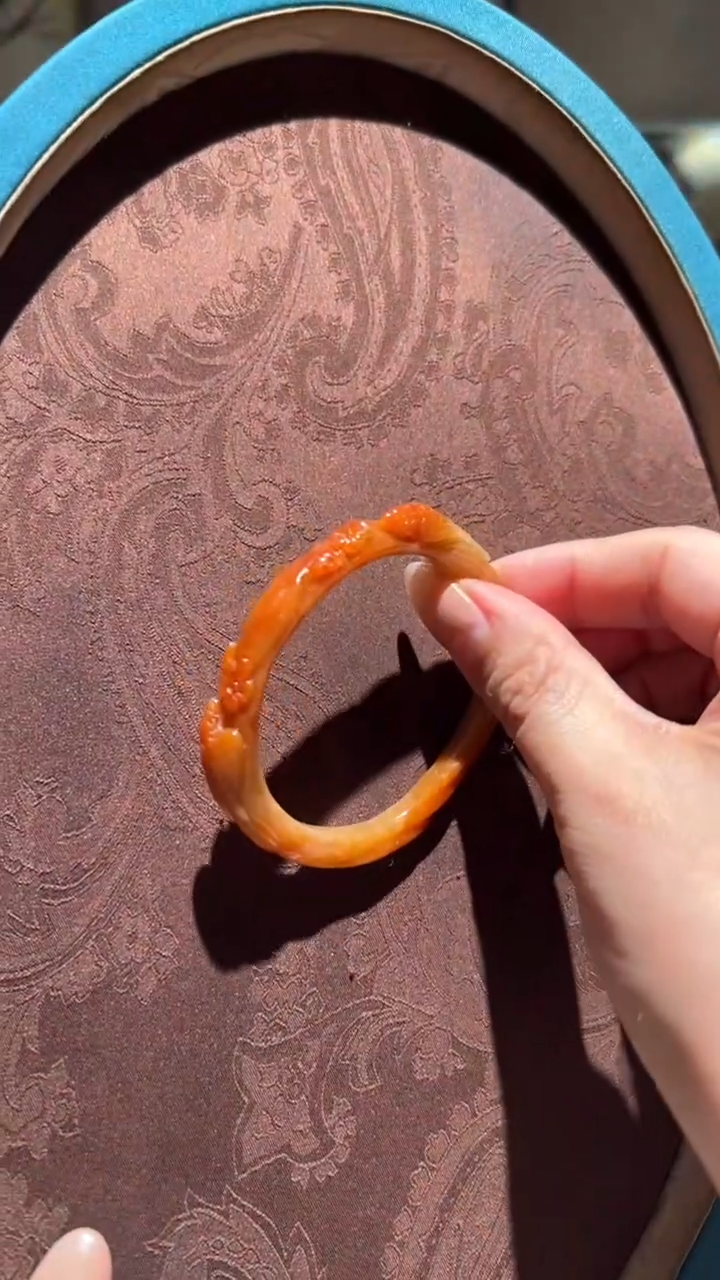 【闪购商品】翡翠未镶嵌手镯红翡绿翠