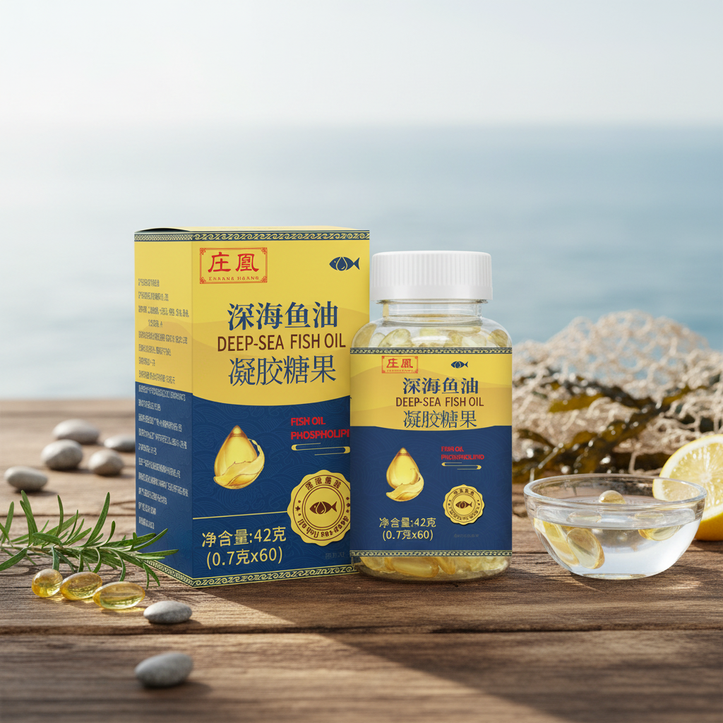 深海 鱼油凝胶糖果 60粒/瓶 HH