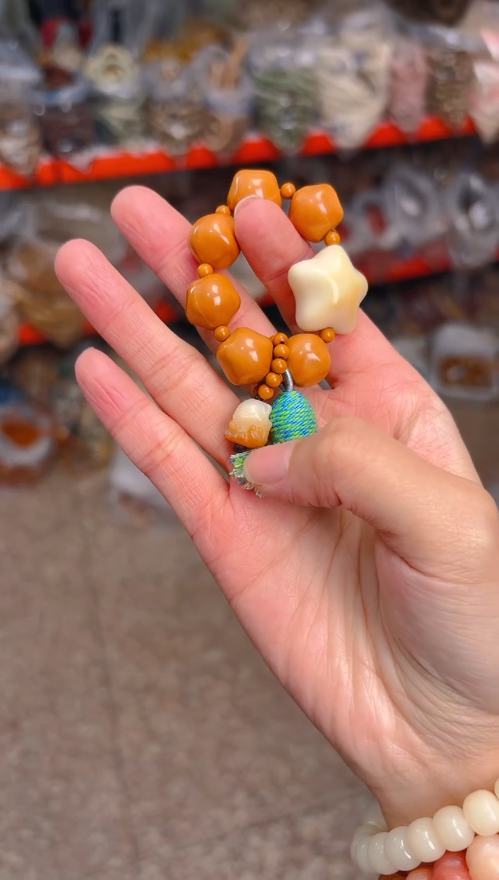 吊坠猴头核桃猴头小星星手捻