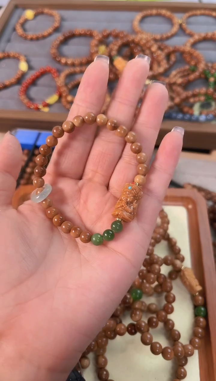 【闪购商品】库克手串未镶嵌库克扎基6mm