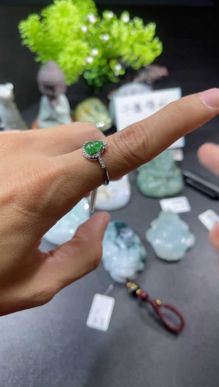 【闪购商品】翡翠颈饰未镶嵌天然缅甸A货翡翠（多样性发货）葫芦戒指