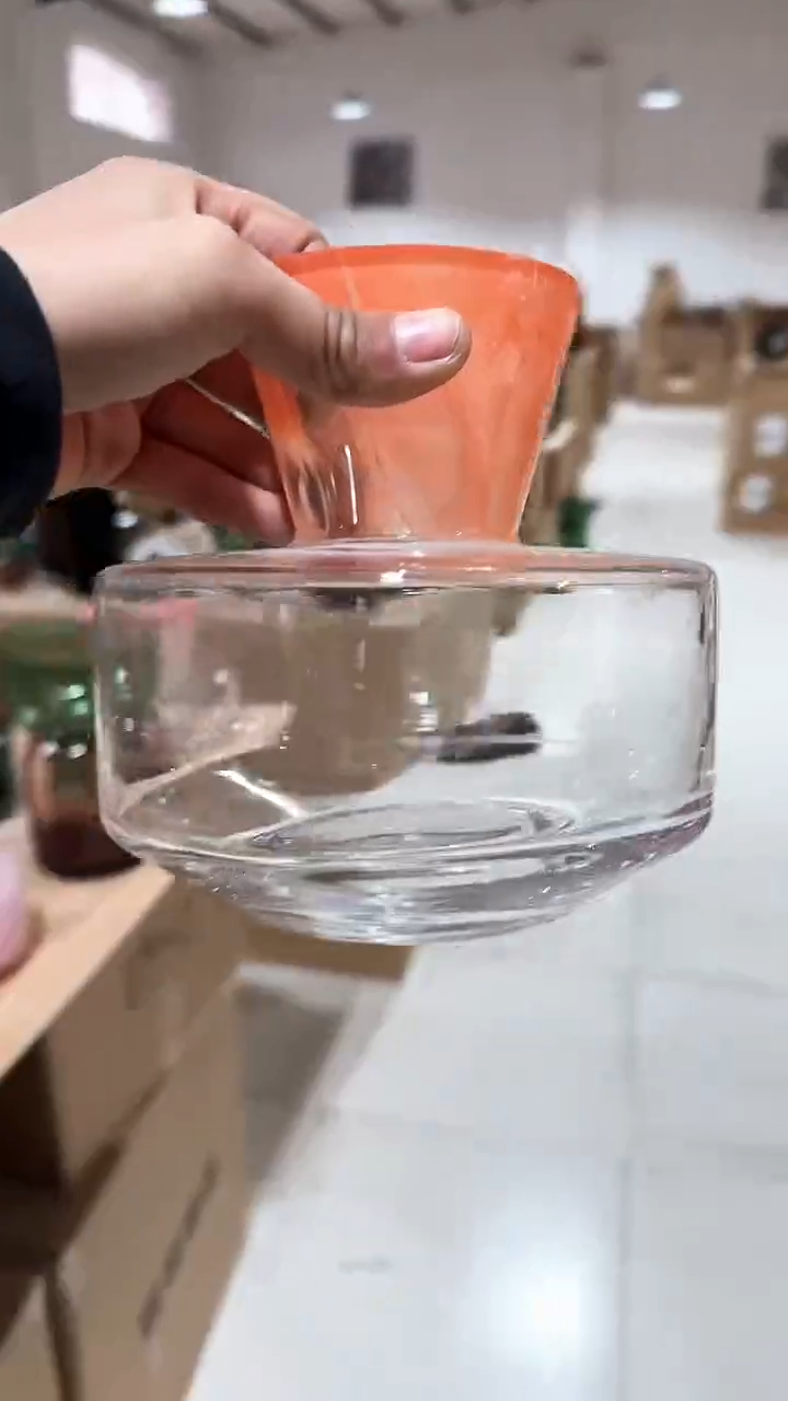 【闪购商品】玻璃橙扁瓶