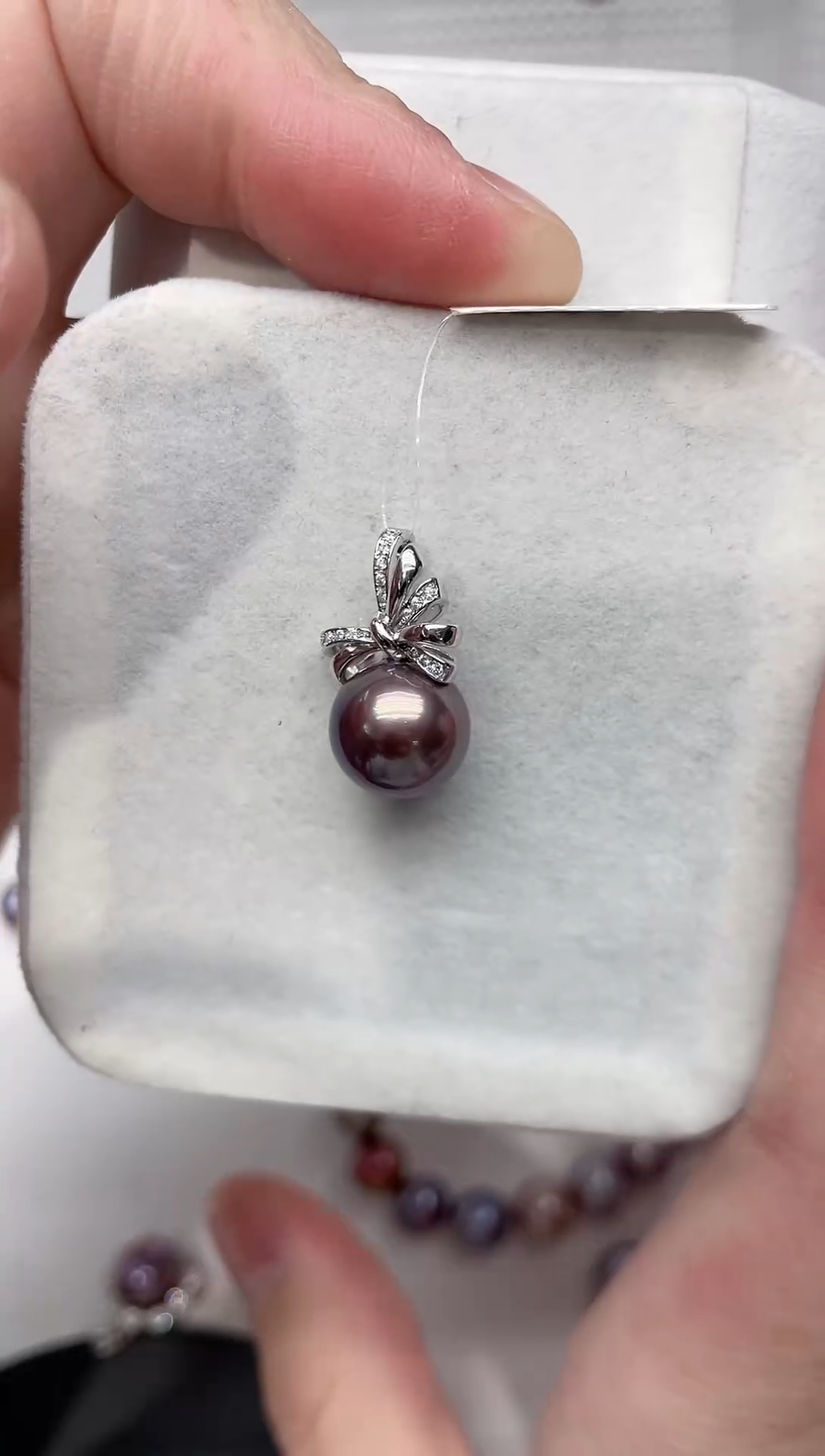 【闪购商品】淡水珍珠吊坠(不含链)银S925镶嵌吊坠