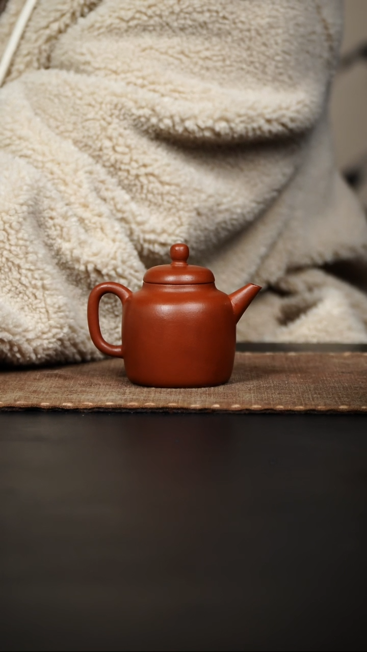 【闪购商品】紫砂茶壶宫灯壶朱泥68cc