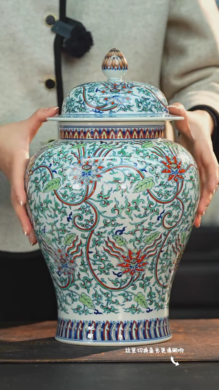 【闪购商品】中国官窑斗彩非遗传承人—涂杏花