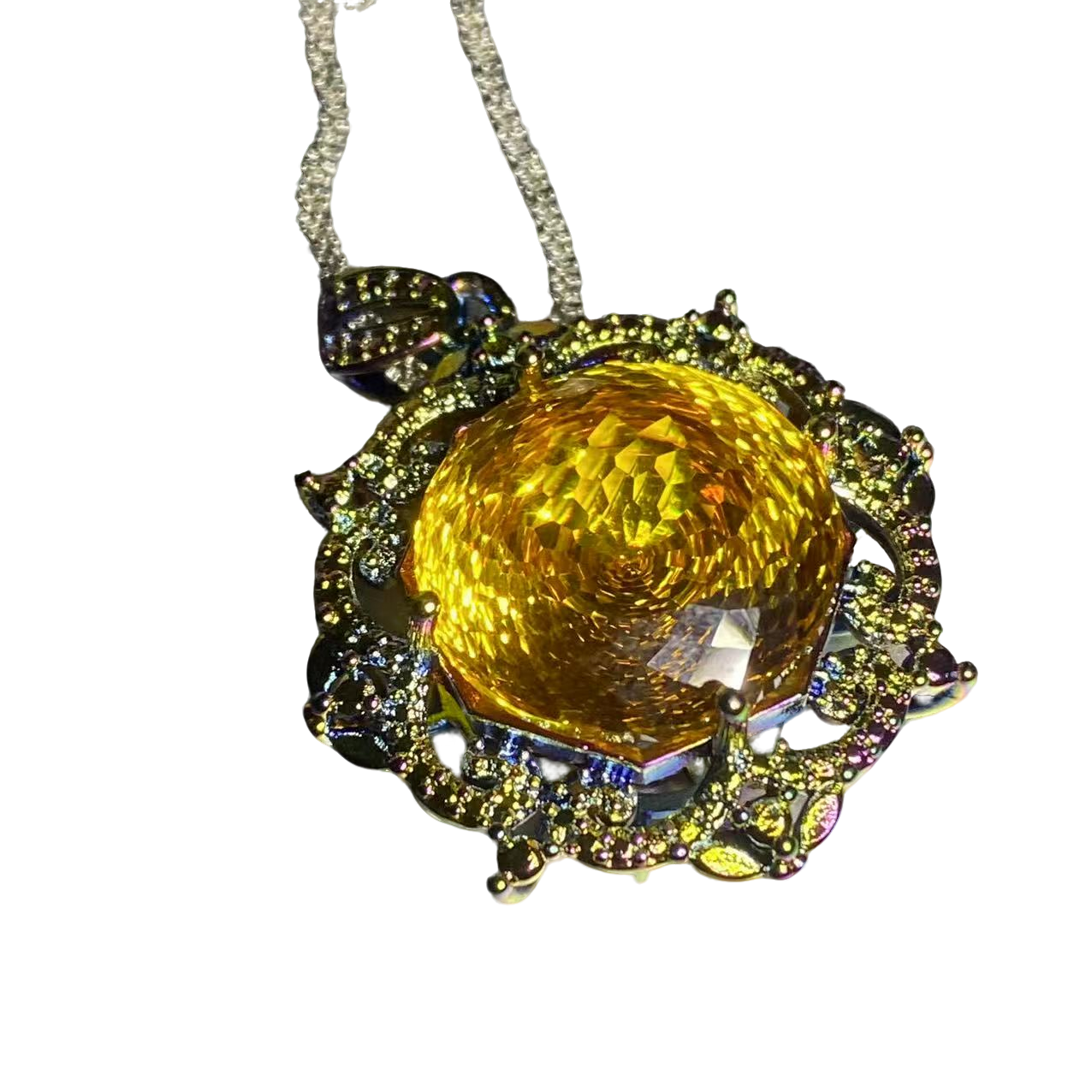 非金属珐琅吊坠 轻奢气质时尚百搭简约精致吊坠 zxz286017