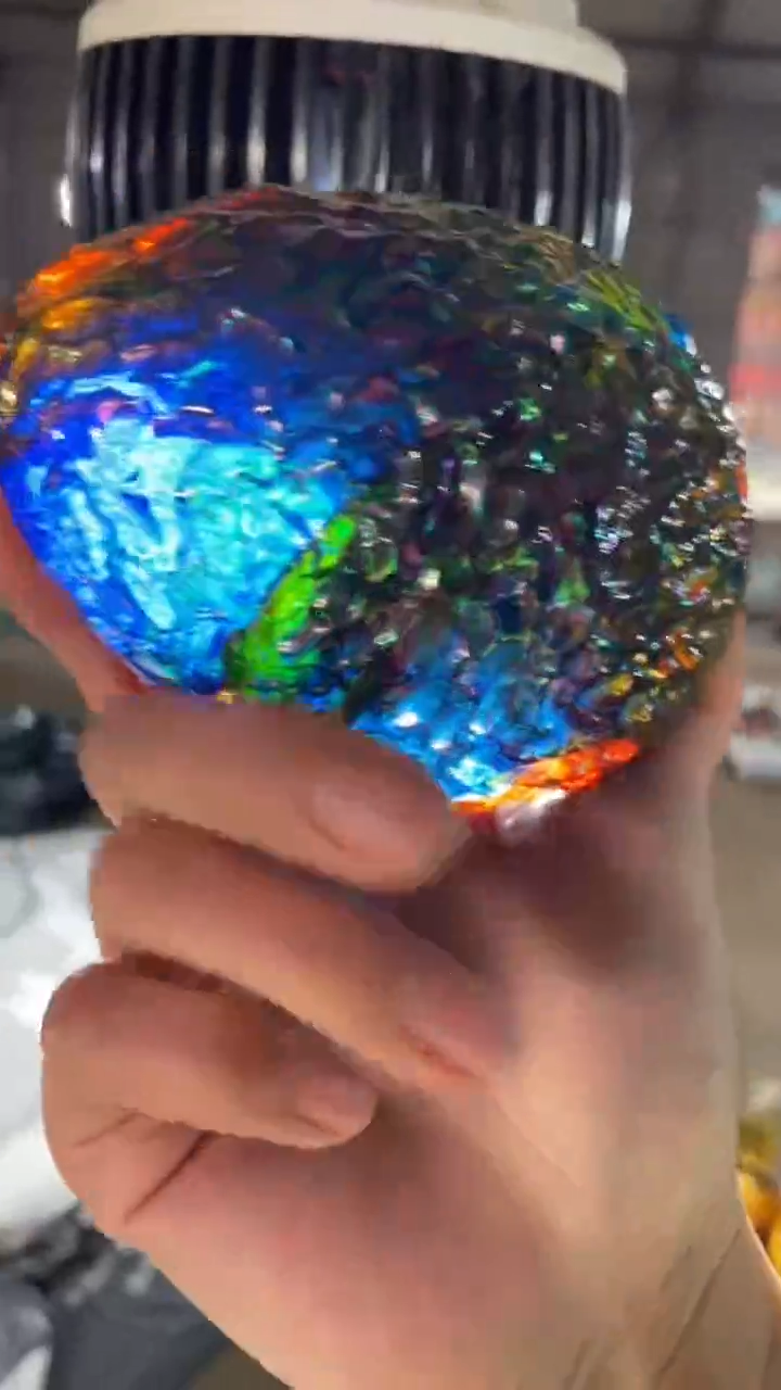 新疆五彩石原石摆件