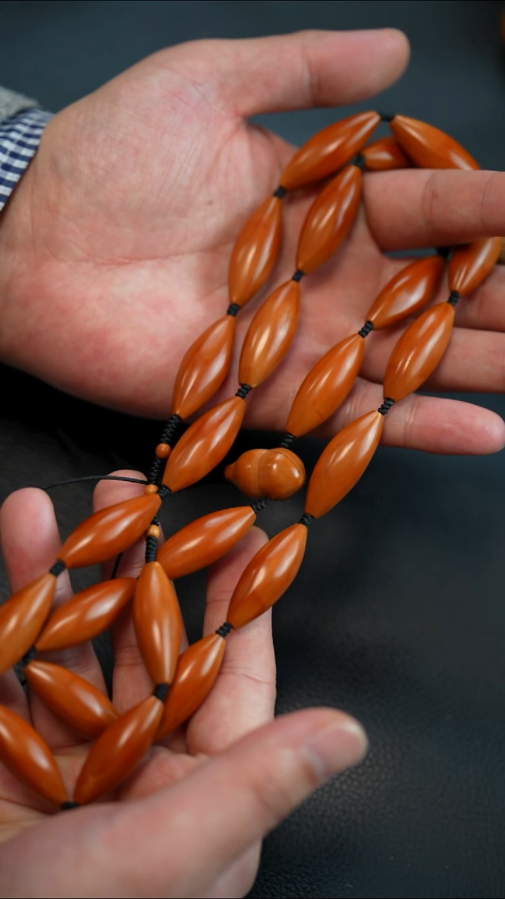 手串/手链橄榄核1.2精抛柳叶脖挂25籽微返油