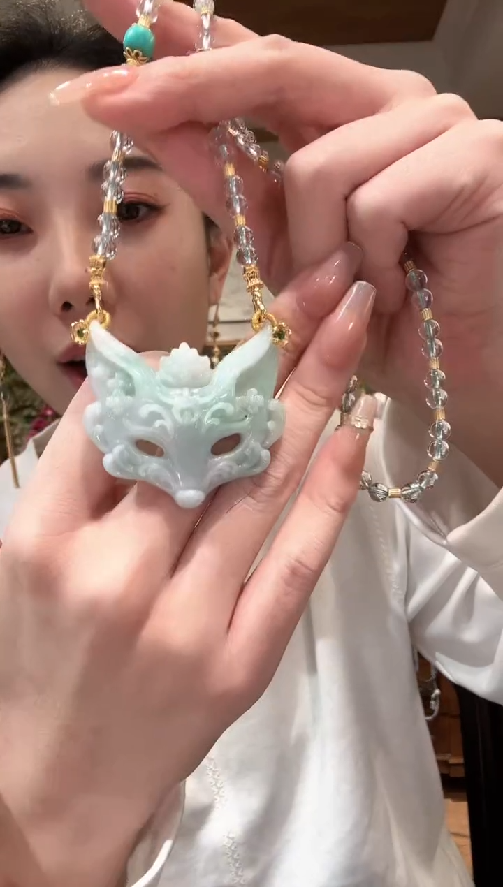 【闪购商品】翡翠颈饰未镶嵌国风