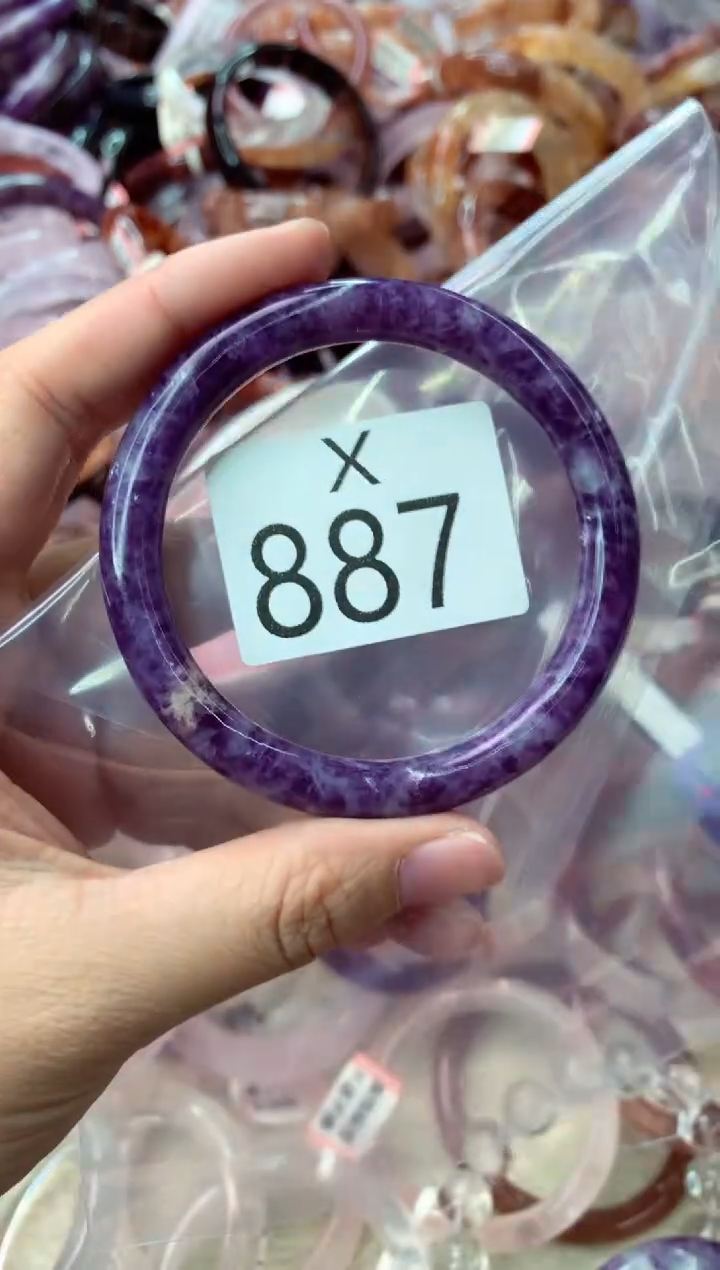 未镶嵌手镯水晶X887-55