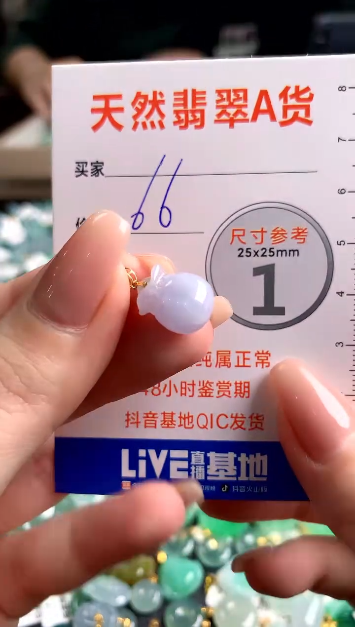 【闪购商品】翡翠颈饰18K金镶嵌13003492