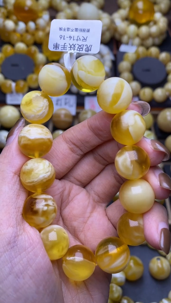 【闪购商品】琥珀裸石未镶嵌大小姐珠宝严选109