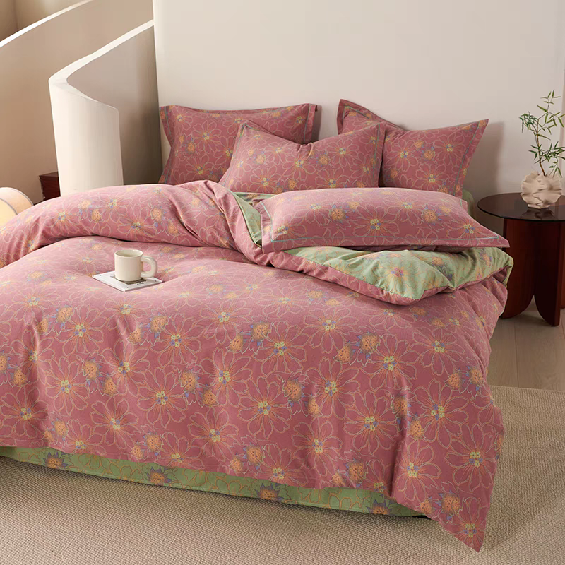 2025新款复古花朵系列 床单 被套