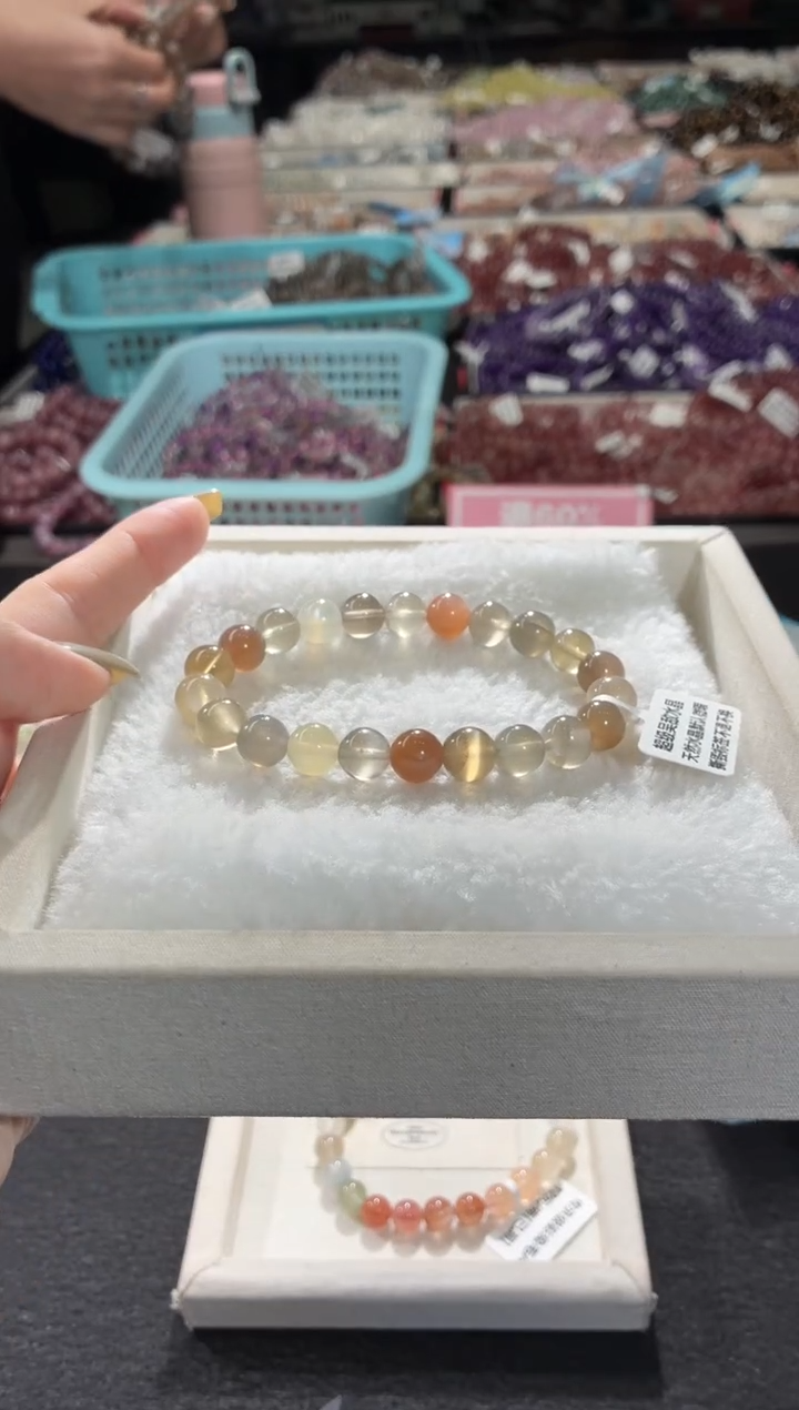 未镶嵌手链长石407号 多样性发一K  9+