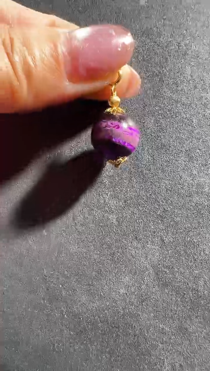 【闪购商品】苏纪石（舒俱来）吊坠18K金镶嵌多样性发一