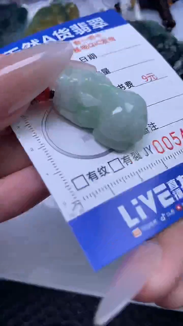 【闪购商品】翡翠颈饰未镶嵌A货翡翠4556