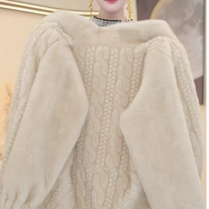 JZ北极貂轻奢时尚贵气女士外套