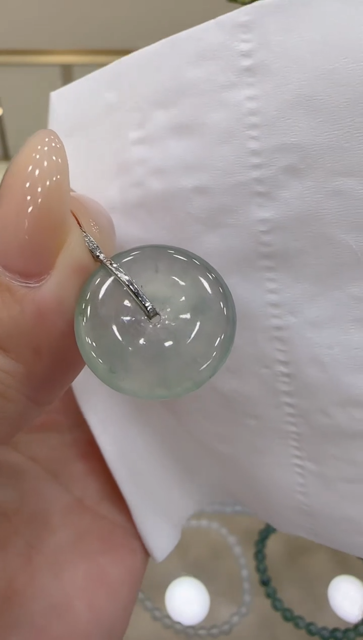 【闪购商品】翡翠吊坠(不含链)18K金镶嵌团购多样性发一件