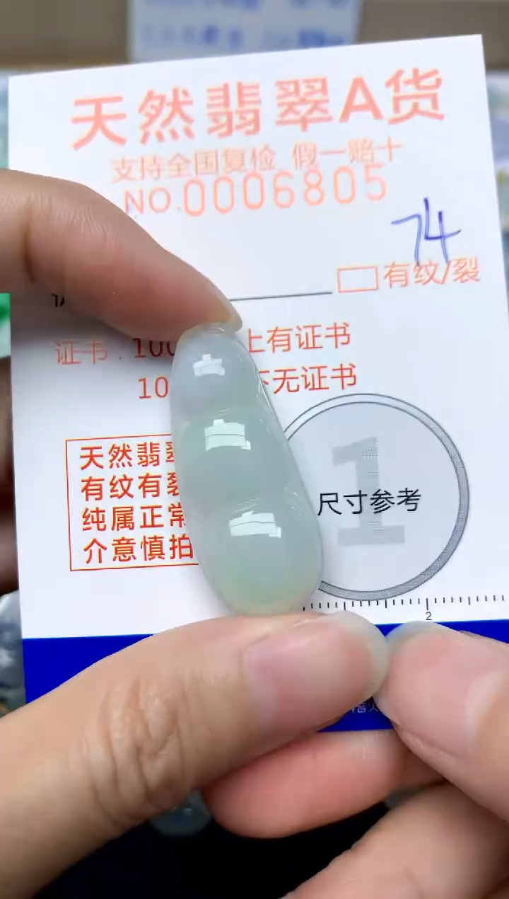 【闪购商品】翡翠颈饰未镶嵌74天然A货翡翠