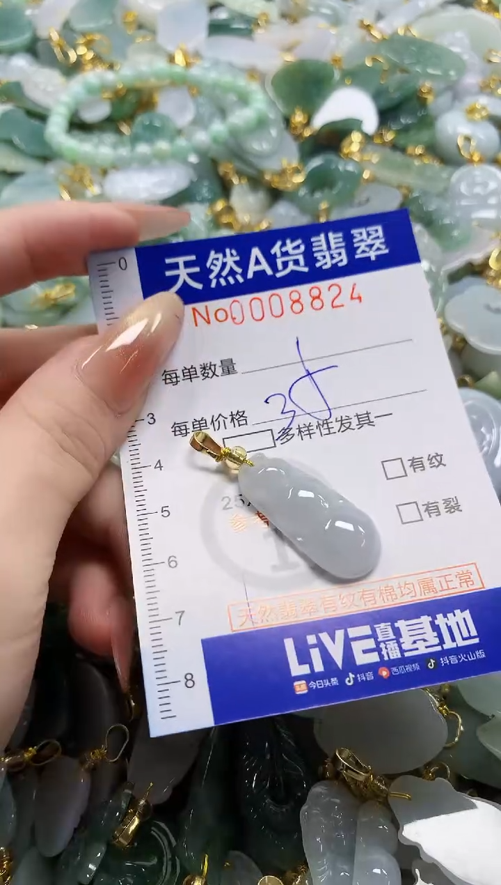 颈饰未镶嵌翡翠天然A货翡翠