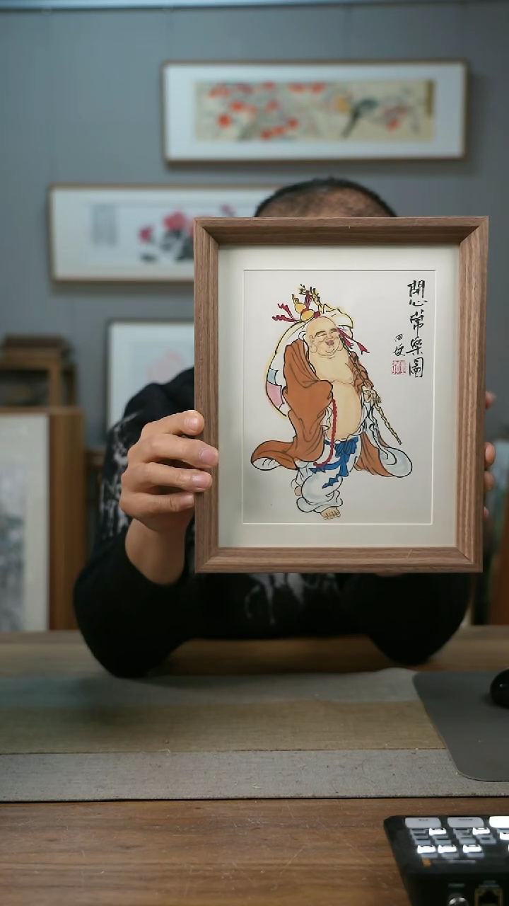 【闪购商品】书法协会会员老师带框作品-手书/绘同款作品