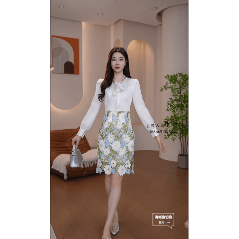 1972早秋冬新款收腰显瘦气质连衣裙女