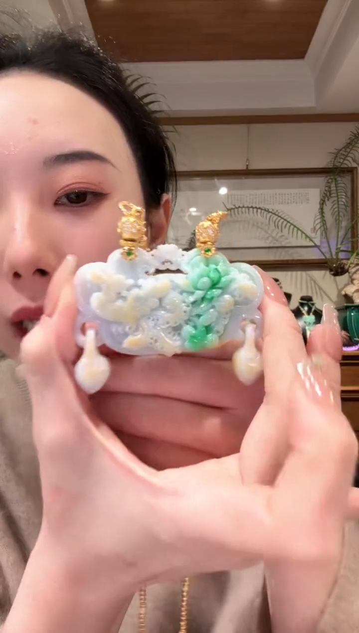 【闪购商品】翡翠颈饰未镶嵌国风