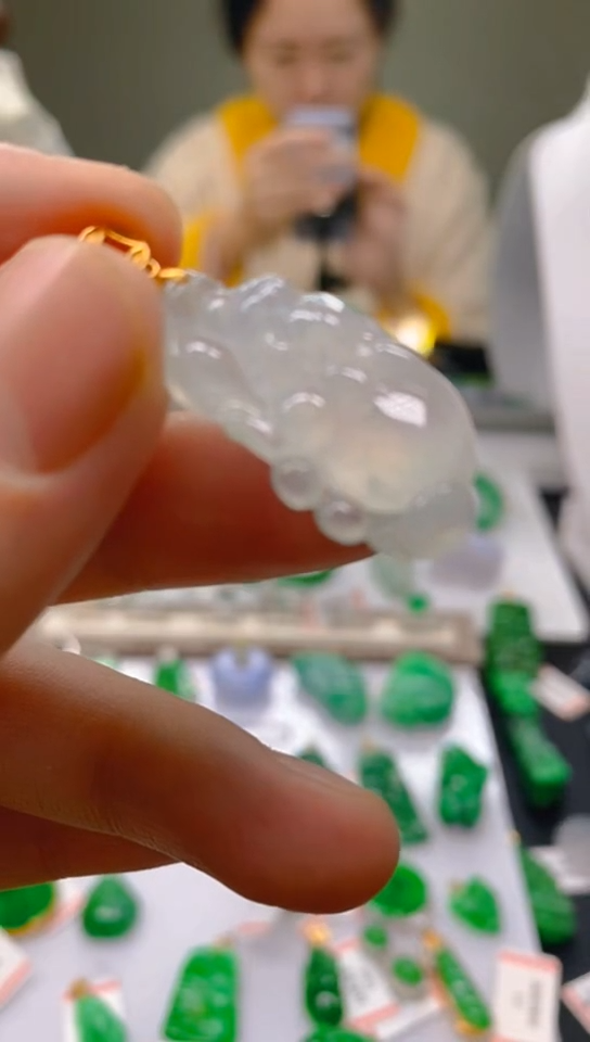 【闪购商品】翡翠颈饰18K金镶嵌新号开播，全场乱卖