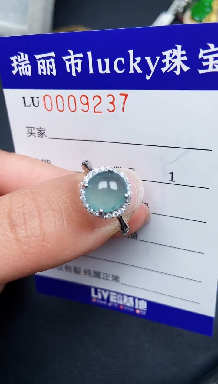 【闪购商品】翡翠颈饰银S925镶嵌9237