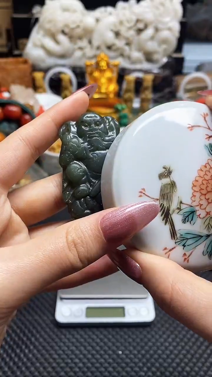 【闪购商品】瓷片瓷片瓷器 摆件1个