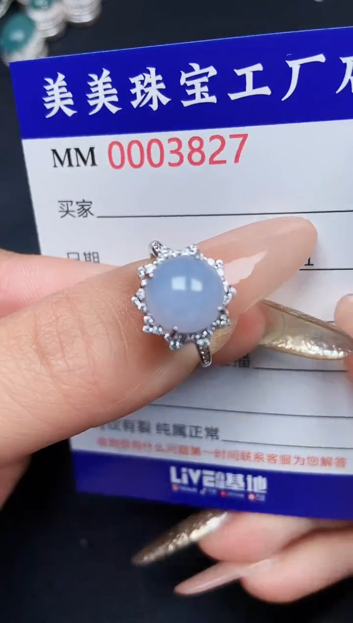 【闪购商品】翡翠颈饰银S925镶嵌3827