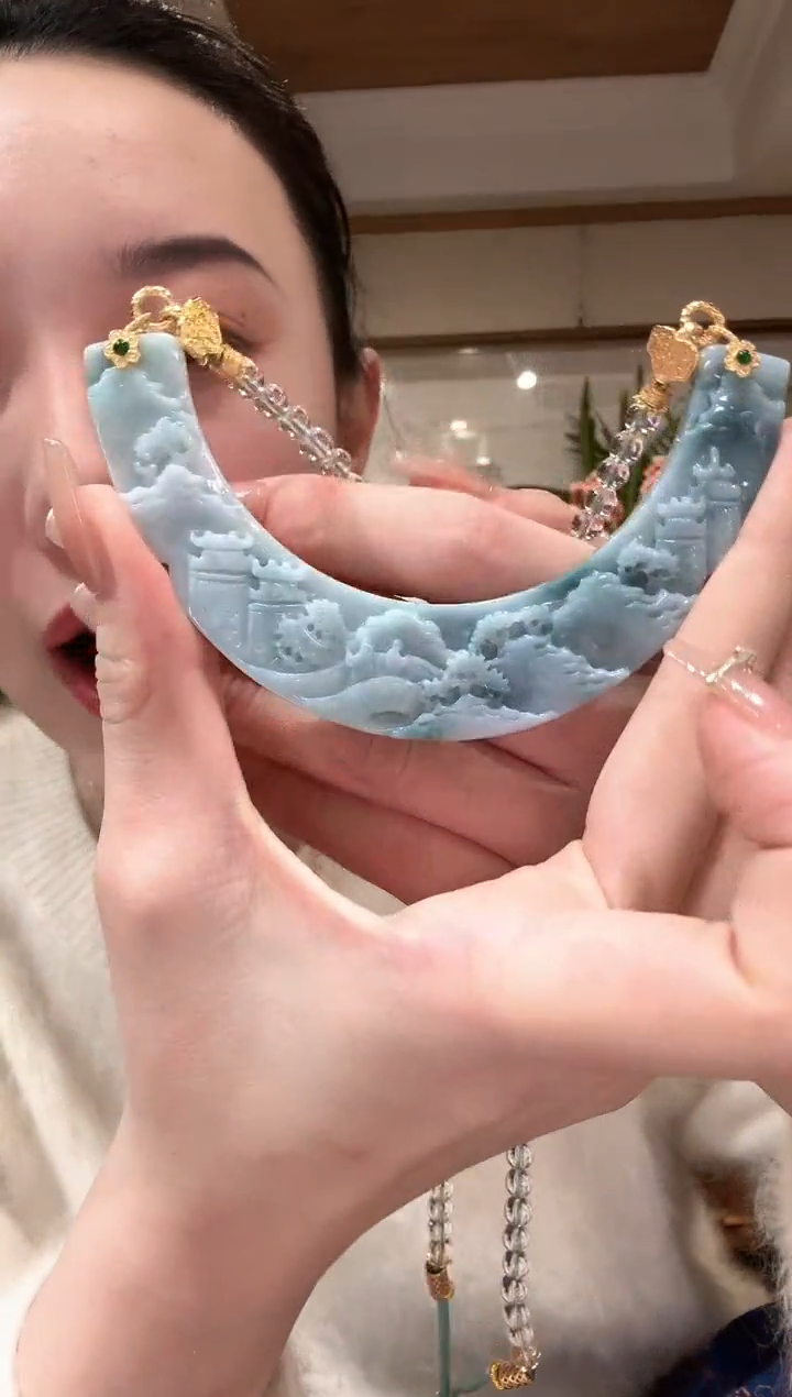 【闪购商品】翡翠颈饰未镶嵌国风