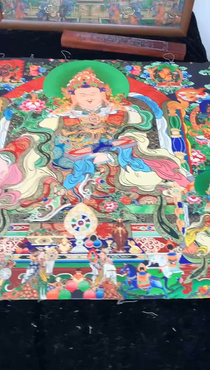 卷轴画024增长天王