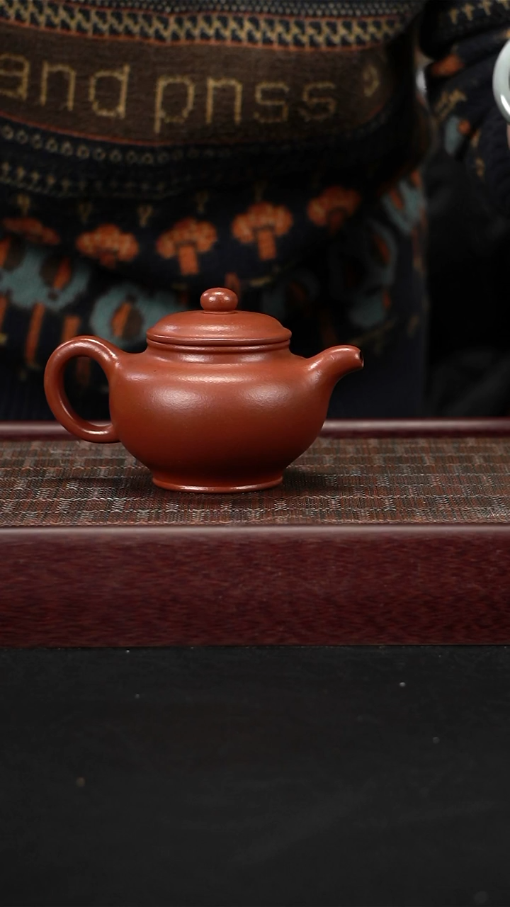 茶壶紫砂zq朱泥掇只260CC