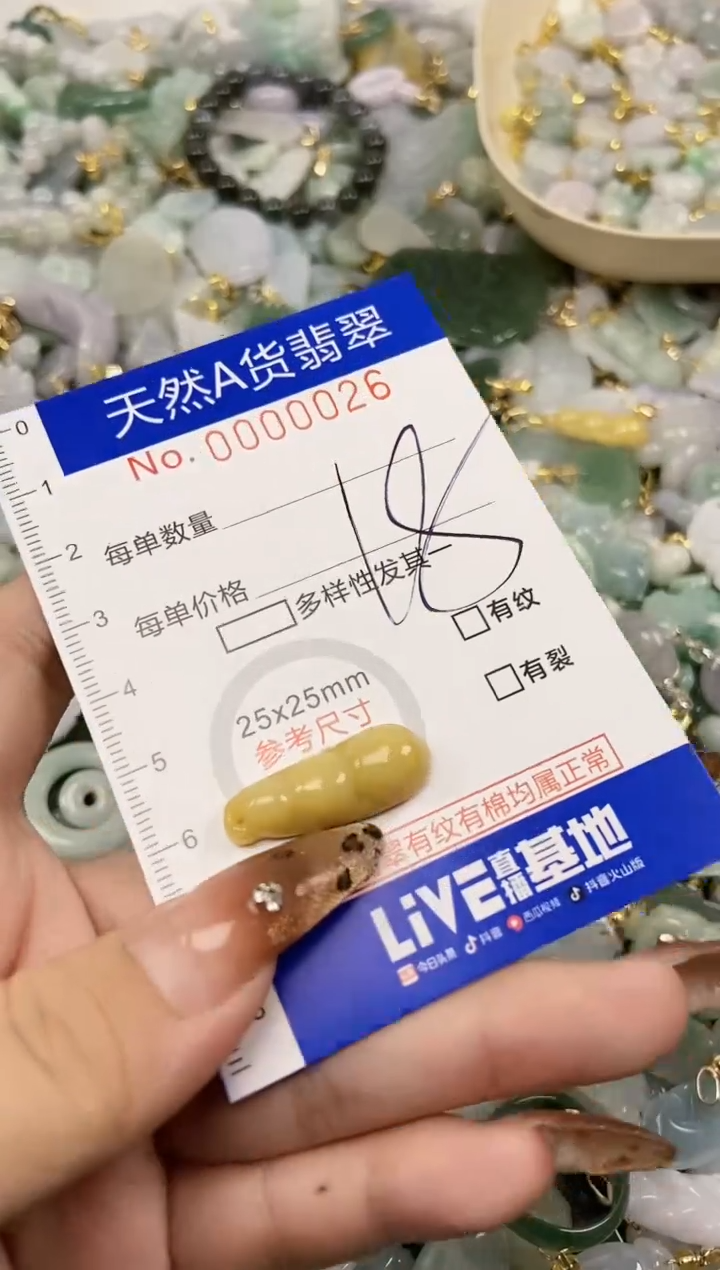 【闪购商品】翡翠颈饰未镶嵌天然A货翡翠